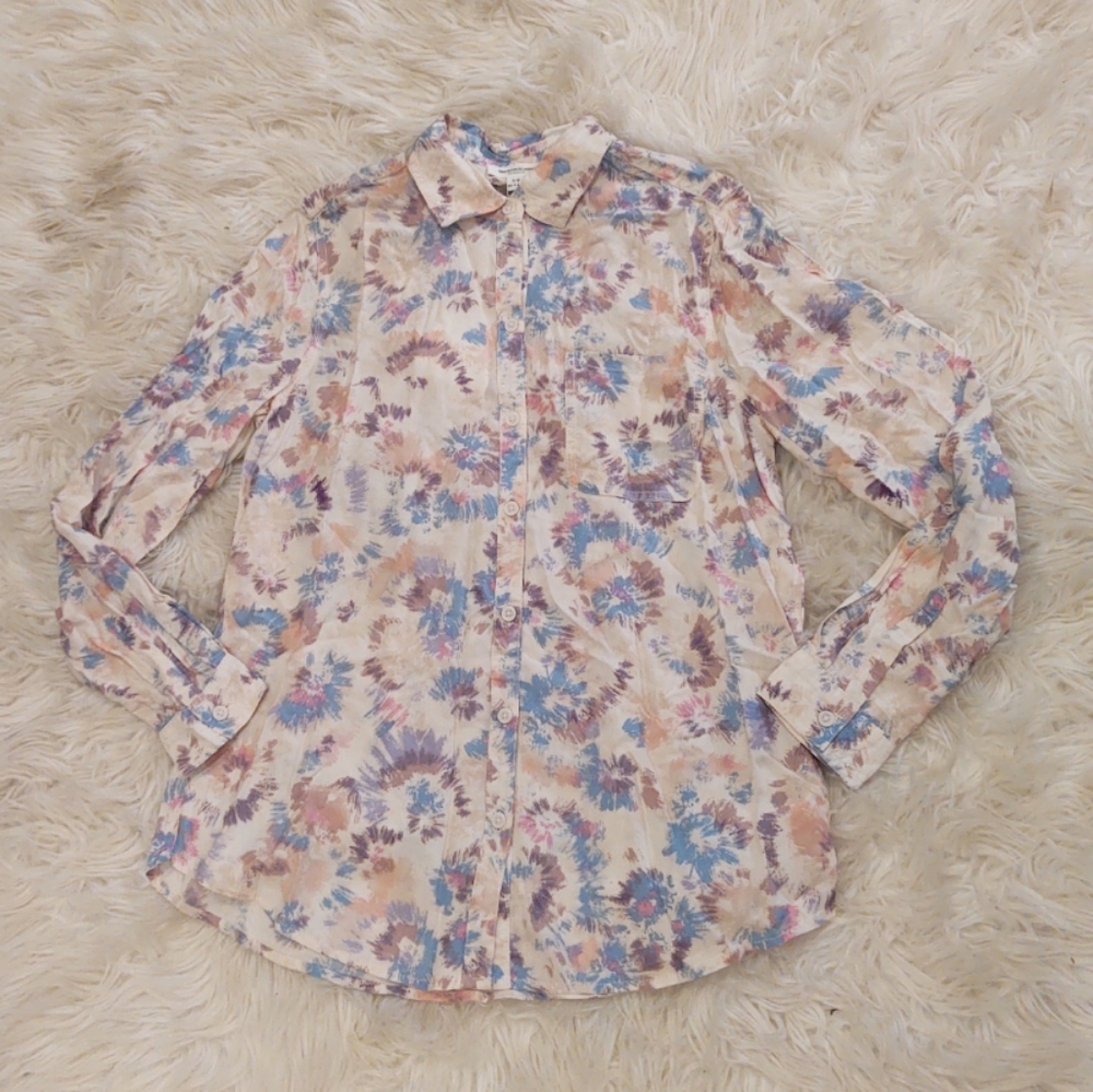 Beachlunchlounge Tie Dye Splash Alanna shirt